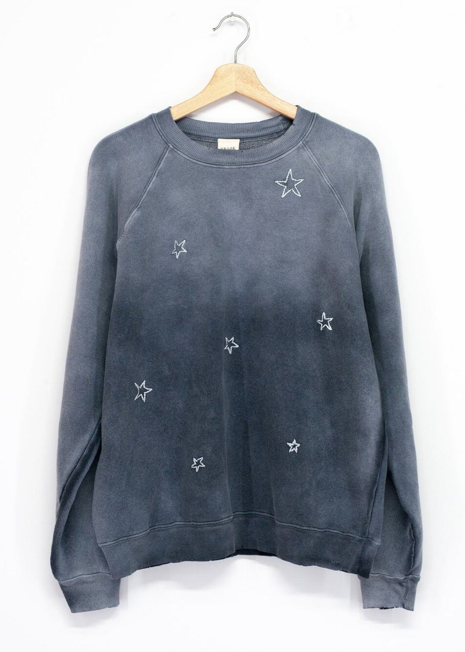 I STOLE MY BOYFRIEND'S SHIRT Starry Night Sweatshirt Charcoal - S
